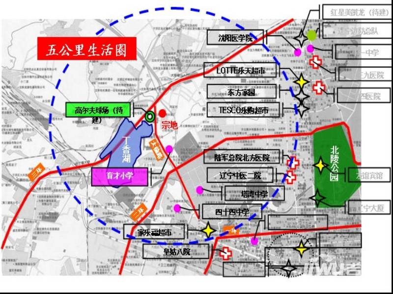 万科香湖盛景位置交通图图片