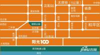 阳光100国际新城位置交通图图片