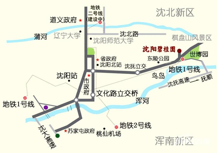 碧桂园莫奈小镇位置交通图