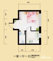 辽宁凤凰国际商务中心1室1厅1卫37㎡户型图