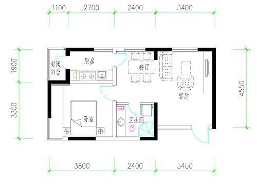 名流印象重复20170907普通住宅59㎡户型图