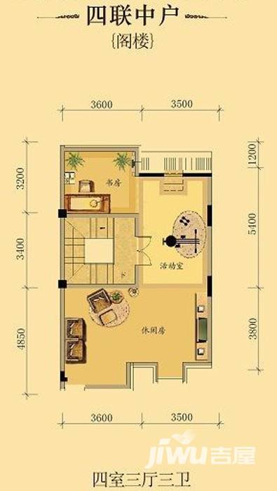 中海龙湾普通住宅227㎡户型图