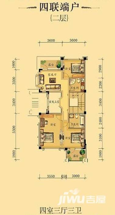 中海龙湾普通住宅313㎡户型图