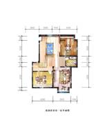 阳光国际花园普通住宅121.9㎡户型图