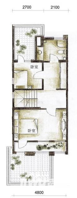 泰盈九如溪谷普通住宅173.2㎡户型图