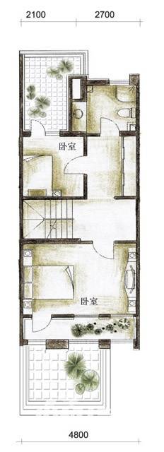 泰盈九如溪谷普通住宅172.2㎡户型图