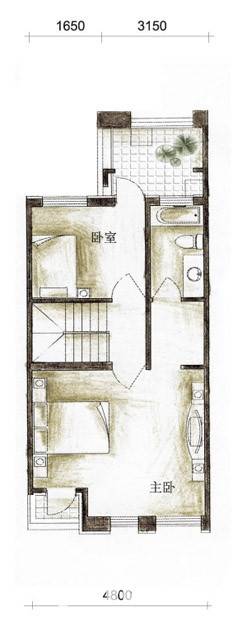 泰盈九如溪谷普通住宅172.2㎡户型图