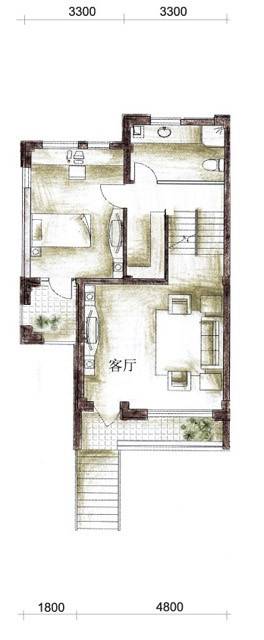 泰盈九如溪谷普通住宅193.3㎡户型图