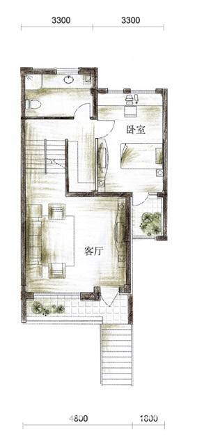 泰盈九如溪谷普通住宅191.4㎡户型图