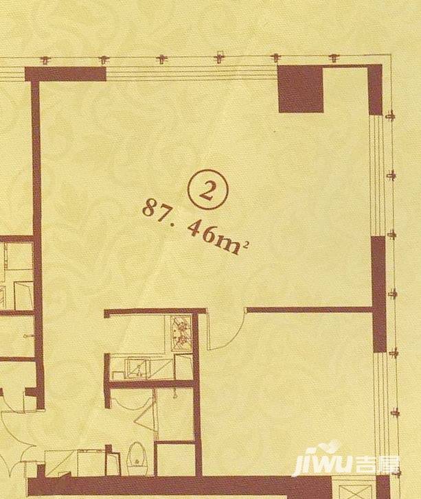 华府天地普通住宅72㎡户型图