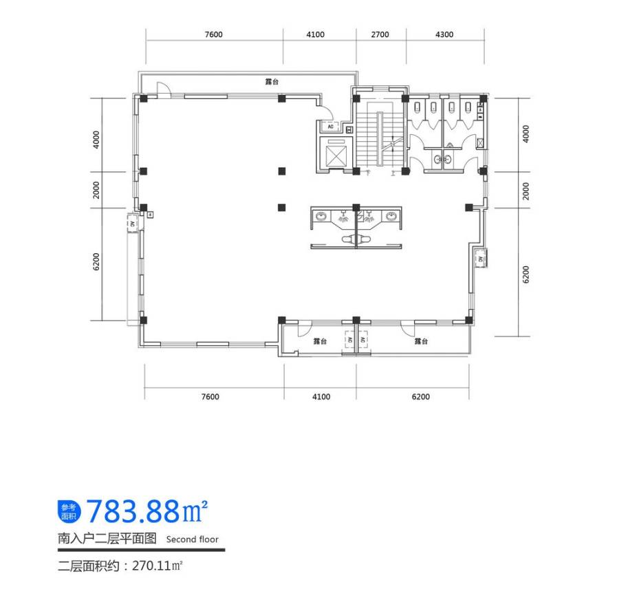 沈阳棋盘山智慧谷普通住宅270.1㎡户型图