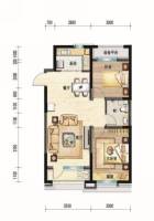 碧桂园学府壹号2室2厅1卫81㎡户型图