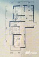 滂江泰和府2室2厅1卫79.3㎡户型图