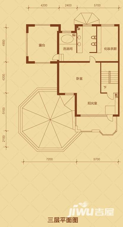 圣罗伦斯蓝岸普通住宅110㎡户型图