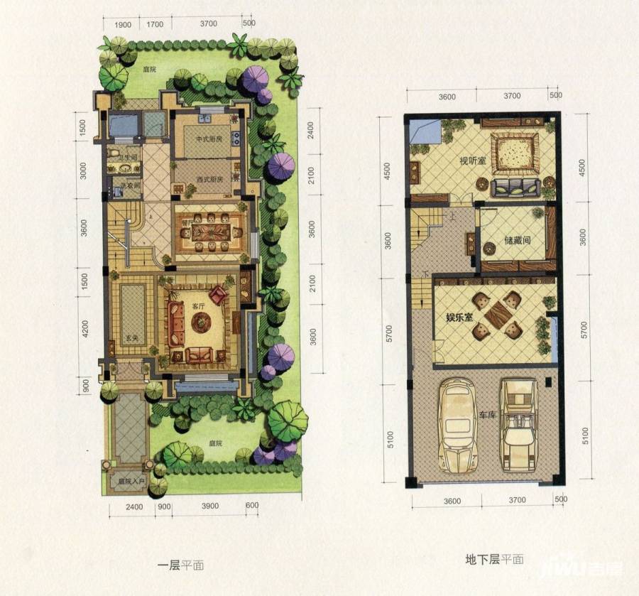 东方铭苑普通住宅280㎡户型图