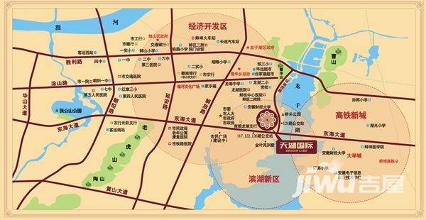 天湖国际位置交通图