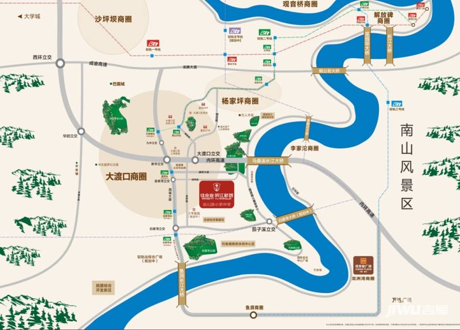 佳兆业滨江新城位置交通图4