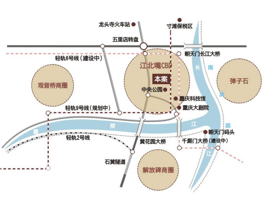 江北嘴金融城位置交通图图片