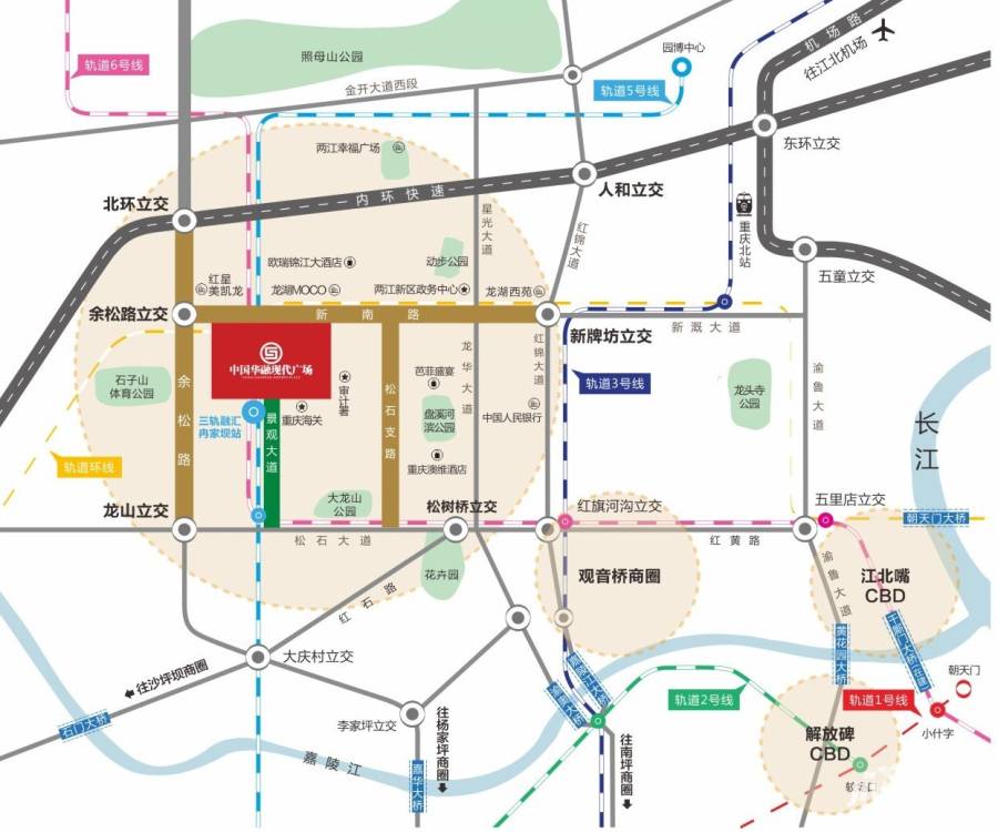 中国华融现代广场位置交通图图片