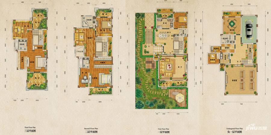 劲扬缙云印象普通住宅359㎡户型图