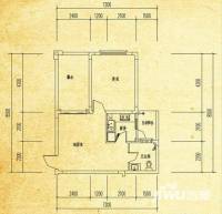 木里小镇普通住宅51.1㎡户型图