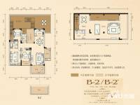 聚义香城雅郡3室2厅2卫181.9㎡户型图