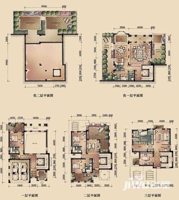 中安长岛普通住宅131㎡户型图