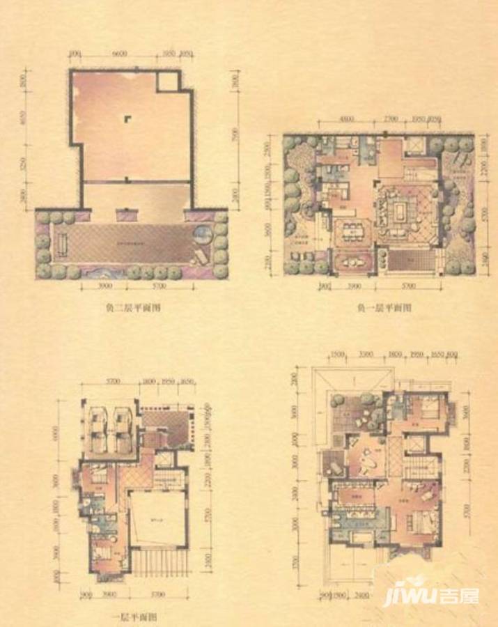 中安长岛5室2厅6卫301㎡户型图