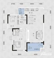 庆业九寨印象普通住宅79.2㎡户型图