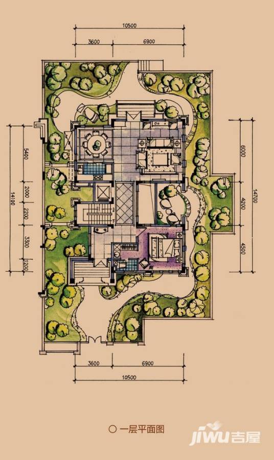 芭厘芭厘3室4厅5卫556㎡户型图
