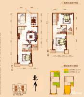 长帆汀蓝郡3室1厅2卫115㎡户型图