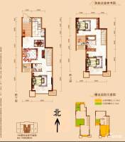 长帆汀蓝郡3室1厅2卫103.3㎡户型图