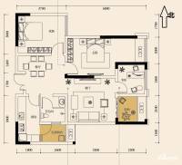 江屿朗廷普通住宅67.8㎡户型图