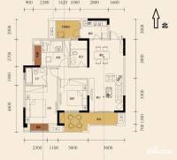 江屿朗廷普通住宅84.5㎡户型图