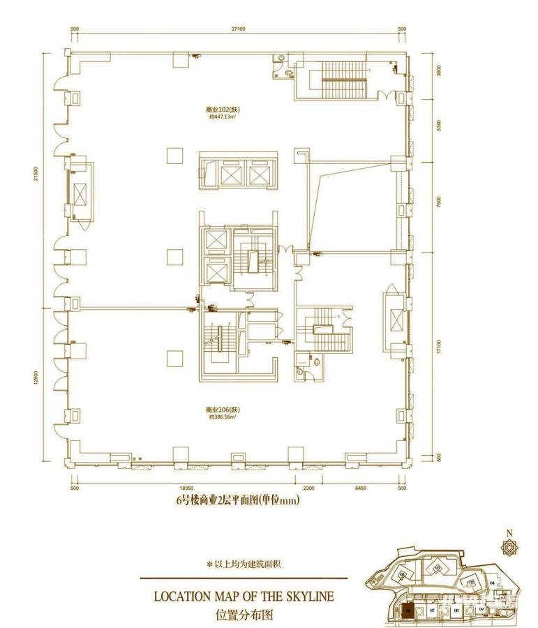 融创玖玺国际普通住宅447.1㎡户型图