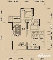 北麓国际城普通住宅54.9㎡户型图