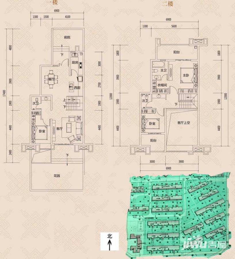 协信城立方3室2厅3卫242㎡户型图