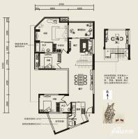 聚丰江山天下3室2厅2卫157.3㎡户型图