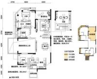 聚丰江山天下3室2厅2卫95.6㎡户型图