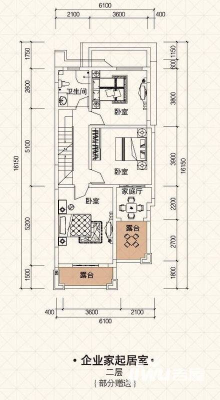 金科太阳海岸普通住宅256.4㎡户型图