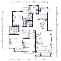 江与城普通住宅130㎡户型图