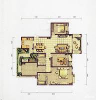 江与城普通住宅146.8㎡户型图