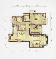 江与城普通住宅117.9㎡户型图