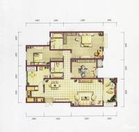 江与城普通住宅130.2㎡户型图