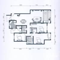 江与城普通住宅140㎡户型图