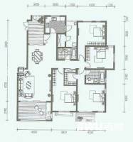 江与城普通住宅158㎡户型图