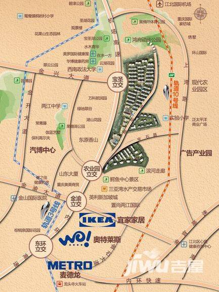 鸿府位置交通图图片