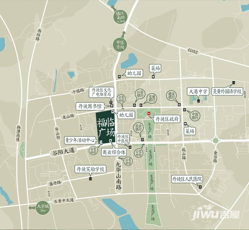 福临广场位置交通图图片