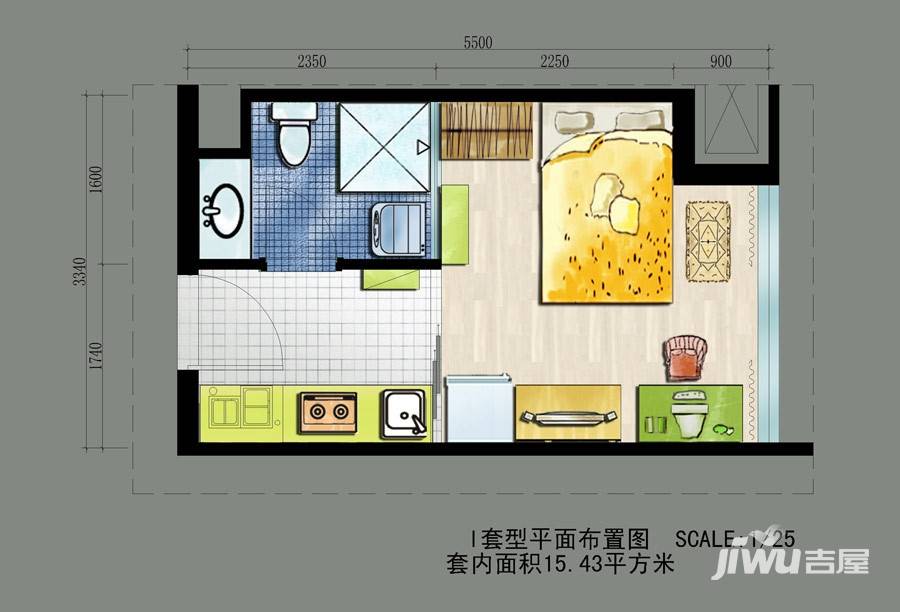 科技蓝岸户型图图片