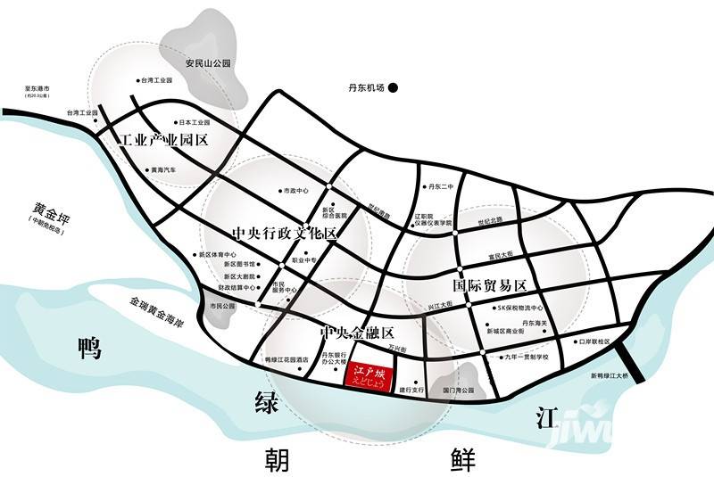 江户城位置交通图1